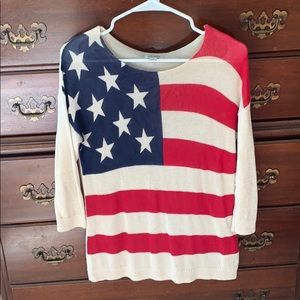 American flag sweater